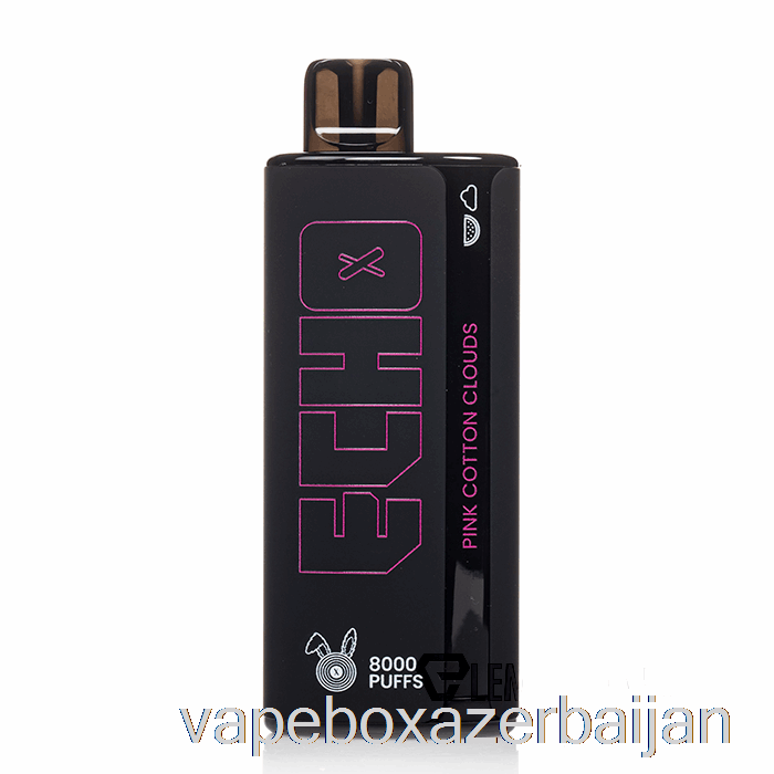 E-Juice Vape ECHO 8000 Disposable Pink Cotton Clouds